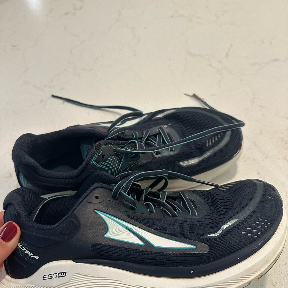 Altra Black and White Athletic Shoes